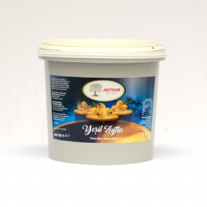 Akpınar Taze Biber Dolgulu Kokteyl Yeşil Zeytin - 10 KG Tasarruflu Paket